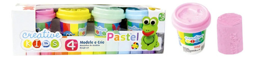 Kit Massinha De Modelar Criative Kids 4 Potes Com 56g Pastel