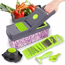 Comprar Picador Cortador Frutas Y Verduras Multiuso 14 En 1 Rallador
