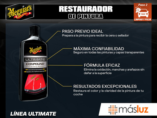 Restaurador De Pintura Meguiar's 450ml Ultimate Compound