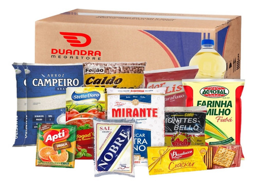 Kit Promocional Alimentos Básicos Envio Rápido Cesta Básica