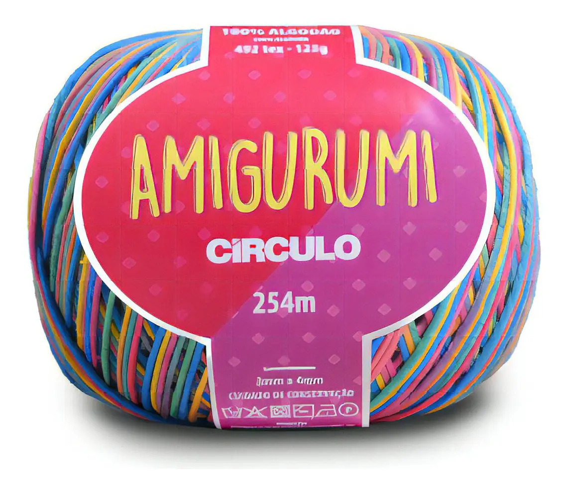 Fio Amigurumi Circulo - 254 M - 125 G- Crochê Cor 9534 - Unicórnio