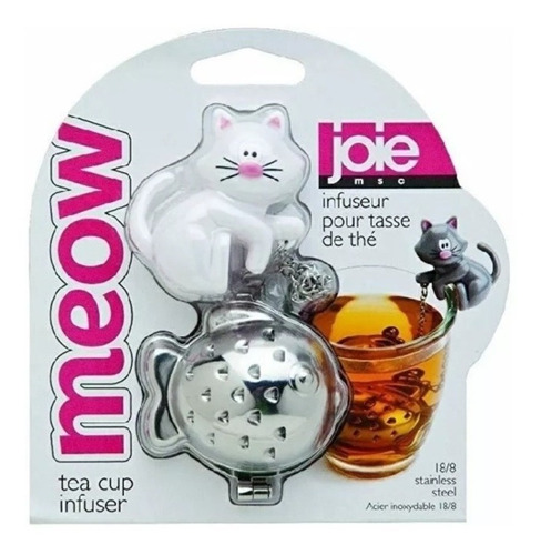 Infusor Para Taza De Té Modelo Gato Blanco