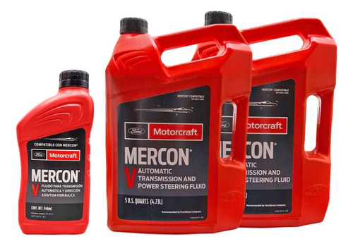 Kit 2 Garrafa Mercon V + 1 Litro Aceite Transmision Merconvl