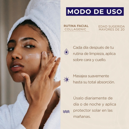 Imagen 5 de 6 de Water Gel Hidratante Facial 60ml 3% Acido Hialuronico Tipo De Piel Normal