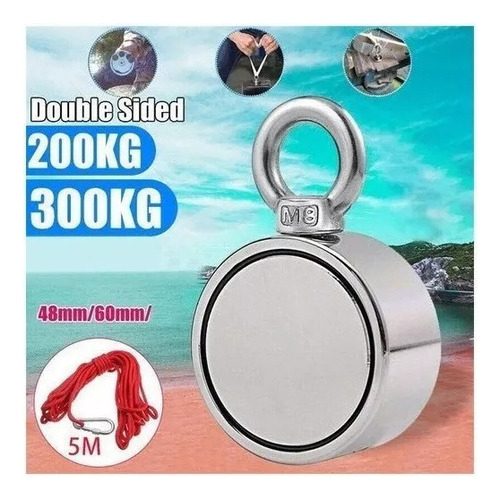 Para Kit De Pesca Con Detector De Imán De Metal De Neodimio