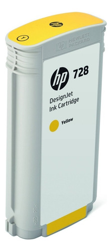 Cartucho De Tinta Hp 728 Color Amarillo De 130 Ml