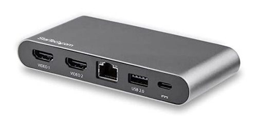 Startech.com Base Usb C - Pantalla Hdmi Con Doble Monitor De