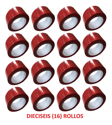 Imagen 3 de 5 de Cinta Roja Adhesiva X 16 Unidades