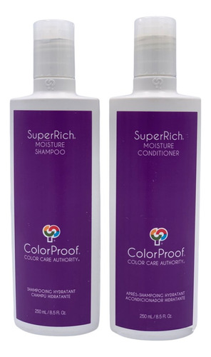Shampoo De Humedad Superrich De Color De Color 8.5 Oz Y Acon