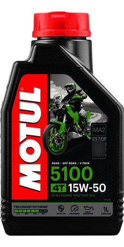 Aceite 4t Moto 15w50 Motul 5100 1l