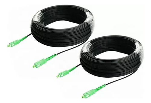 Cable Drop Fibra Óptica 300 Metros Color Gris