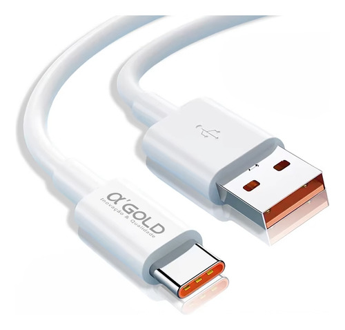 Cabo Carregador Usb Tipo C 6a Carregamento Rápido Para Xiaom