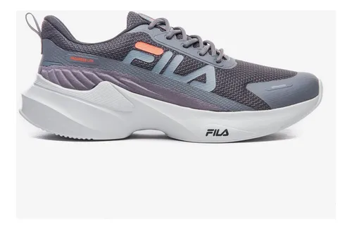 Tênis Fila Progress Lite Grafite/laranja Masculino