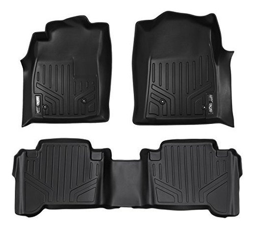 Tapetes - Smartliner Floor Mats 2 Filas Delineador Negro