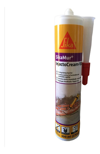 Sikamur Inyecto Cream-100 X 300 Ml Contra Humedad