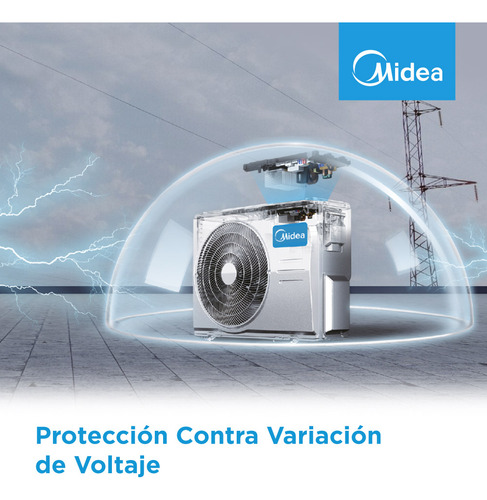 Minisplit Midea Xtreme Plus Inverter , 2t, Frío Calor, 220v