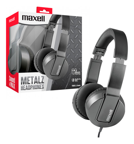 Audifonos Sms-10 Maxell Metalz Headphone Trrs 3.5m Ajustable