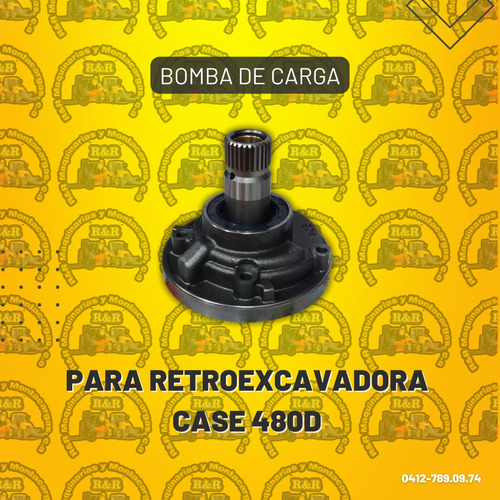 Bomba De Carga Para Retroexcavadora Case 480d