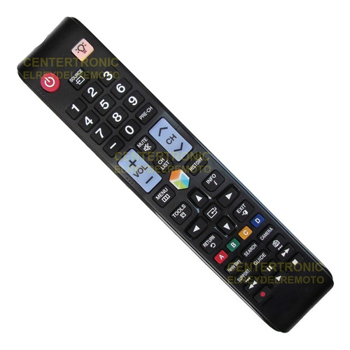 Imagen 1 de 4 de Control Remoto Aa59-00588a Para Led Smart Tv Samsung Serie