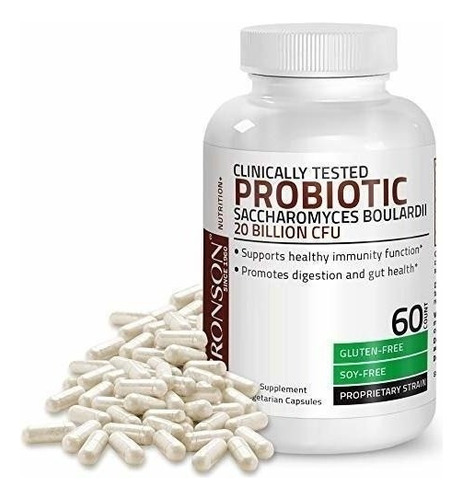 Probiotico 20 Billion Cfu Saccharomyces Boulardii 60 Cap