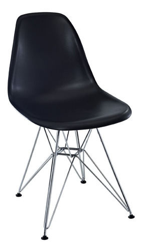 Silla Eames Metal - Patas Metalicas Base Cromada