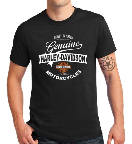 Remeras Harley Davidson Genuine Remeras Estampadas Canibal