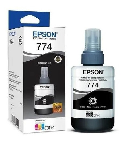 Tinta Epson Original L1455 L656 L606 T774120 Pigmentada