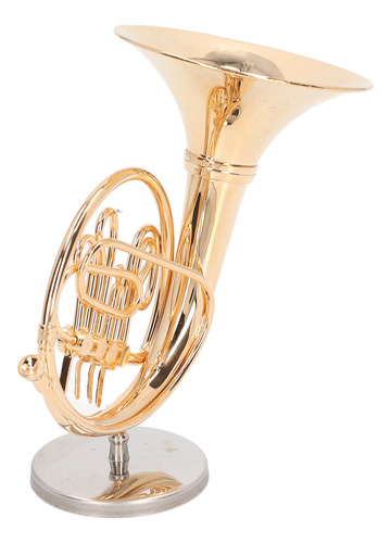 Mini Instrumento Musical Em Miniatura De Latão Modelo De Tro