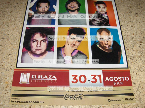 Amigos Invisibles Poster Plaza Condesa Original De Coleccion (Usado)