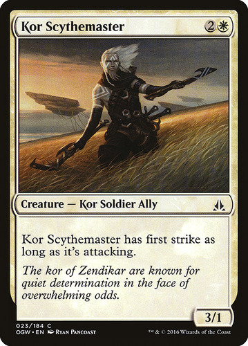 Carta Magic Kor Scythemaster Oath Of The Gatewatch Mtg