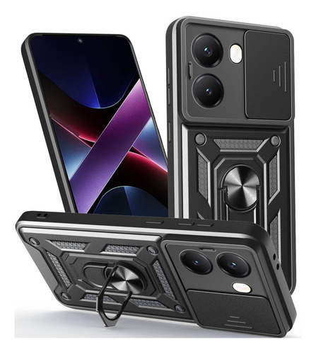 Capa Anti Impacto Proteção Câmera - Para Xiaomi Poco X7 Pro