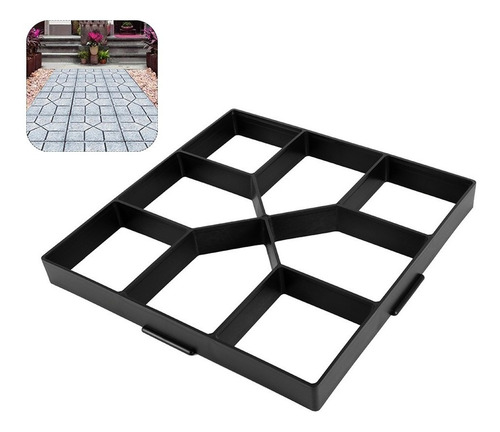 Molde Piso Calçada Concreto Jardim Pedras Easy Piso