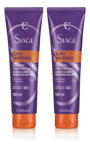 Kit 2 Und. Leave-in Finalizador Liso Intenso - Eudora