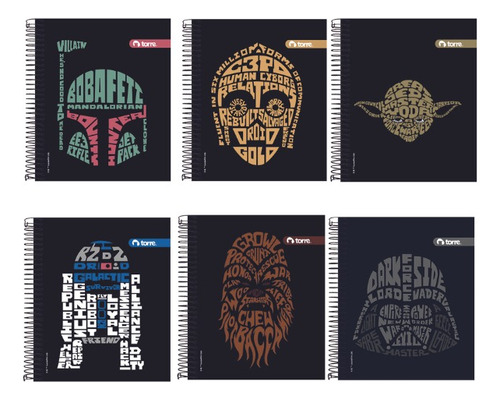 Cuaderno Book Torre Star Wars 150 Hojas Unidad Embtem24