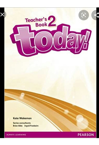 Today! 2 Teachers Book Pearson. Nuevo!