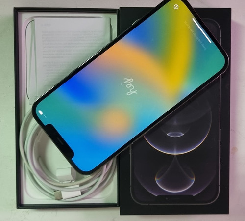 iPhone 12 Pro Max Graphite 128gb Bat 85% Impecable En Caja