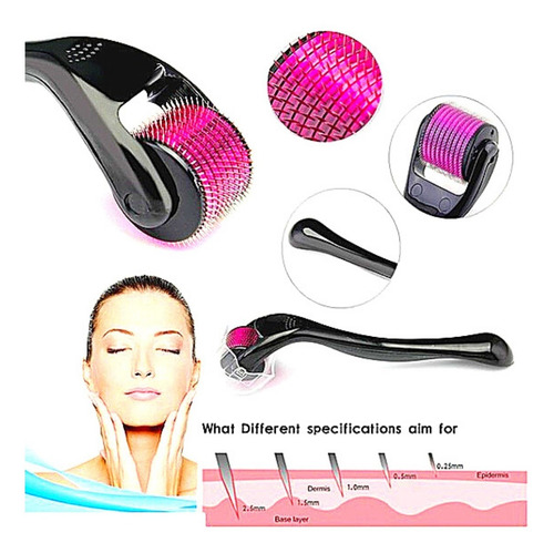 Imagem 6 de 6 de Dermaroller 540 Agulhas Derma Roller System 2.5mm Drs