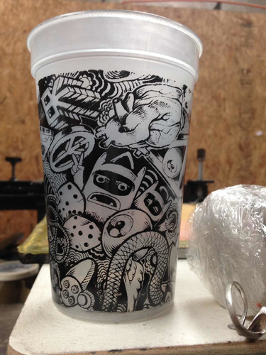 Máquina Para Serigrafía Cilíndrica Y Plana