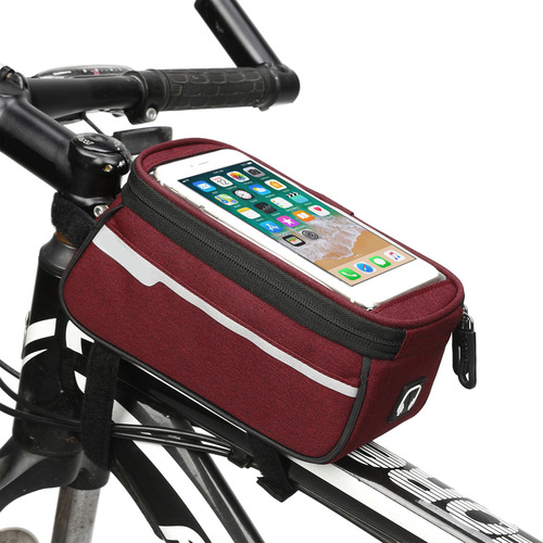Bolsa De Bicicleta Para Teléfono, Funda Impermeable Para Tel