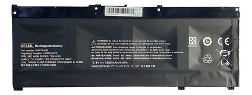 Bateria Compatible Con Hp Omen 15ce Hstnn-ib7z Sr04xl 917678