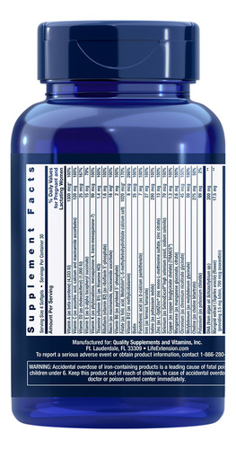 Prenatal Advantage Life Extension 120 Softgels Importado