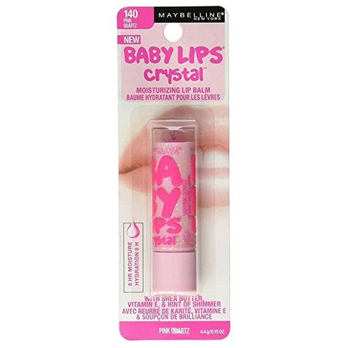 Labios Maybelline New York Bebé Crystal Lip Balm, Cuarzo Ros