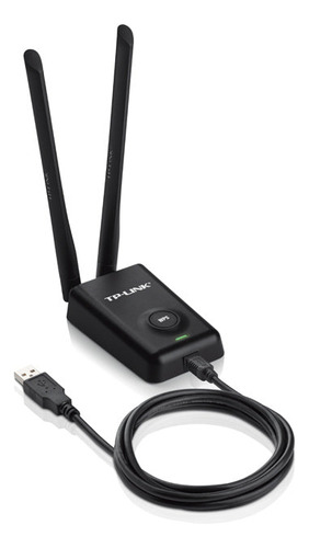 Adaptador Usb Tp-link, Inalámbrico, 300 Mbit/s, Negro Tl-wn8