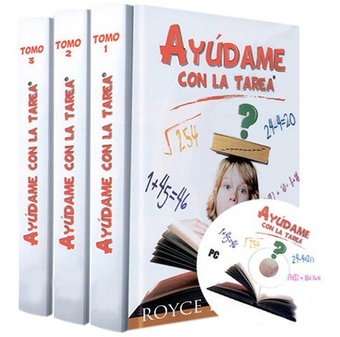 Libro Ayúdame Con La Tarea 3 Vols Con Cd-rom