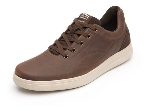 Imagen 2 de 8 de Calzado Tenis Caballero Flexi 401206 Moka Casual Sport