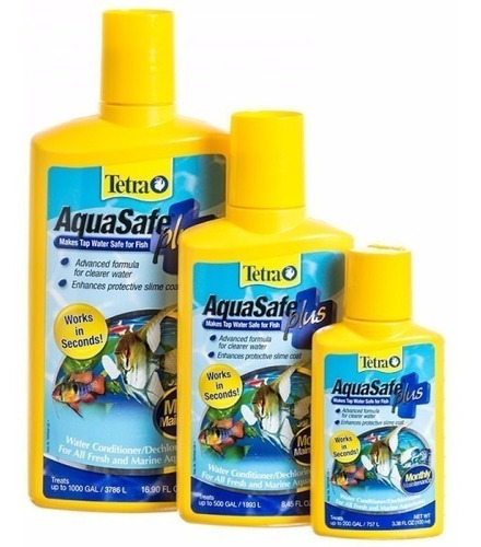 Tetra Acondicionador Aquasafe Plus 100ml Acuarios