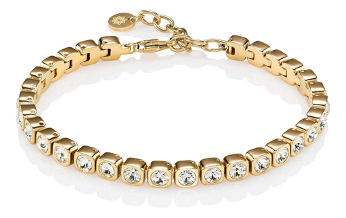 Pulsera De Tenis De Oro Namana Para Mujer. Conjunto De Pulse