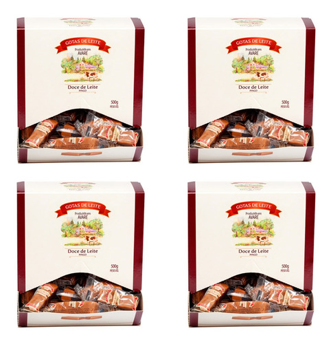 Gotas De Leite Avaré Pingo De Leite Kit Com 4 Potes De 50u