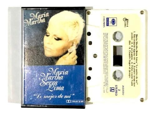 Maria Martha Serra Lima - Lo Mejor De Mi - Cassette Original