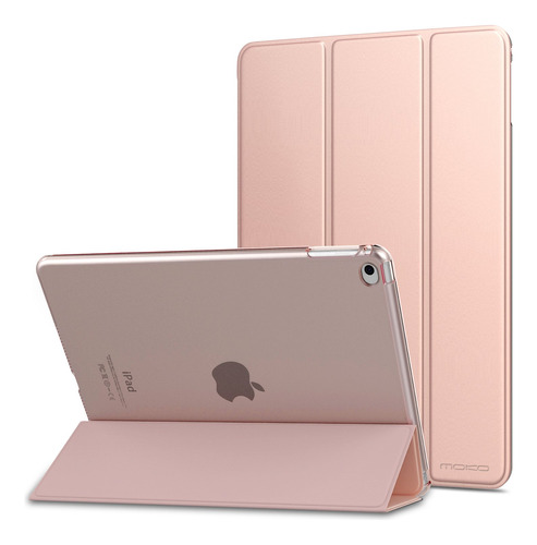 Rose Oro Nuevo iPad 9,7  2017 Slim Magnético Inteligente Pie